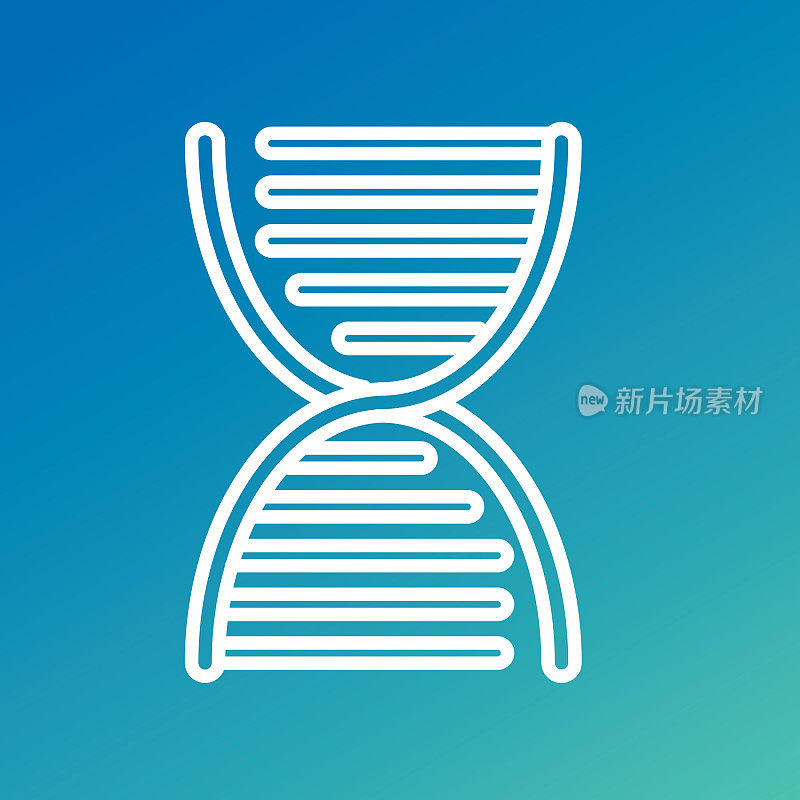 医疗线图标- DNA